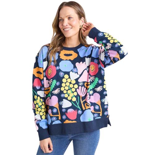 ELM Flower Medley Crew Sweatshirt